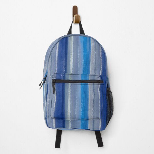 Item preview, Indigo Blue Washy Stripe designed and sold by Lynnea Washburn.