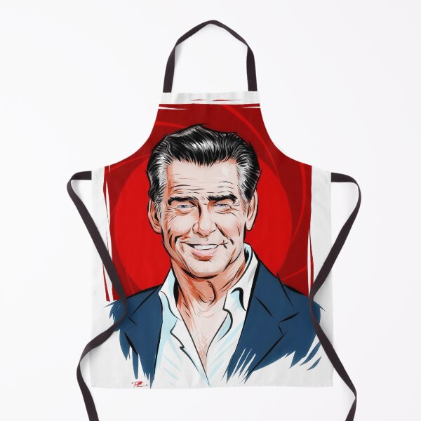 Item preview, Pierce Brosnan - An illustration by Paul Cemmick designed and sold by TIGERDAVER.