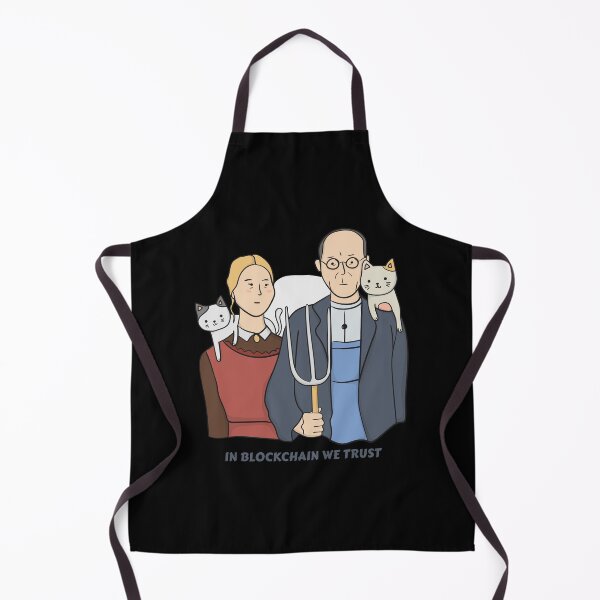 Item preview, American Gothic In Blockchain We Trust designed and sold by ShineEyePirate.