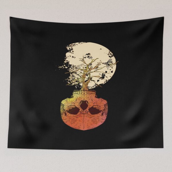 Item preview, skull bowl for tree with full moon designed and sold by chris299.