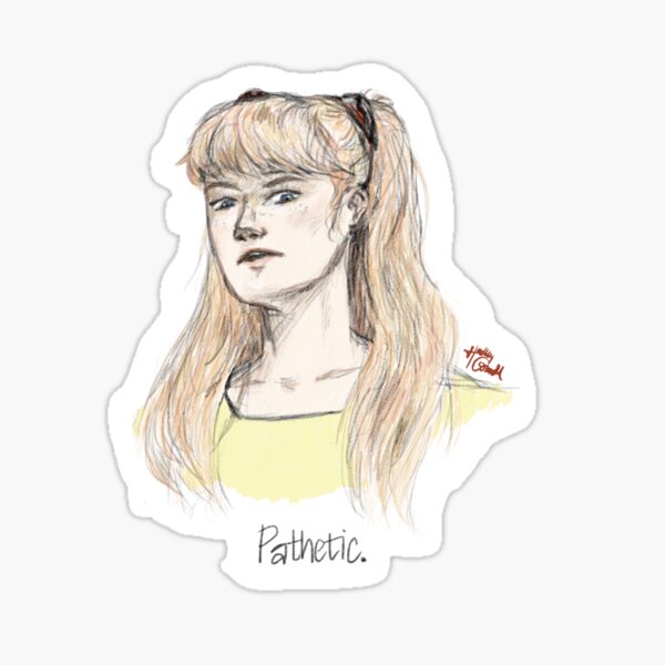 Asuka (Pathetic.) Sticker