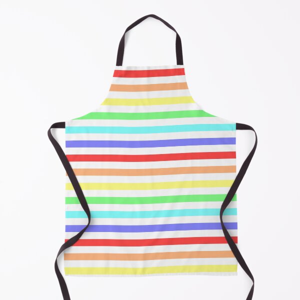Item preview, Basic Chunky Stripes - Rainbow on White designed and sold by TheFrostedDonut.