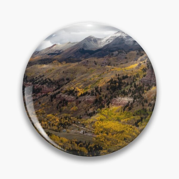 Item preview, Telluride Valley Mountains in Autumn designed and sold by nbrandsberg.