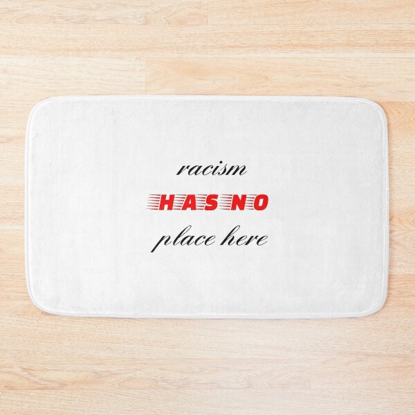 Item preview, Copy of Racism Has No Place Here Fitted T-Shirt designed and sold by moustafa7155.