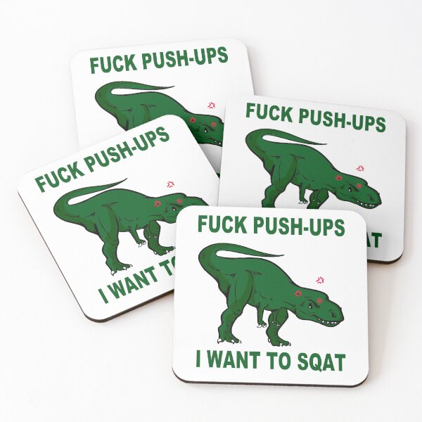 Item preview, T-Rex Trex Gym Fitness Sport Squat Pushups designed and sold by Dsigns.