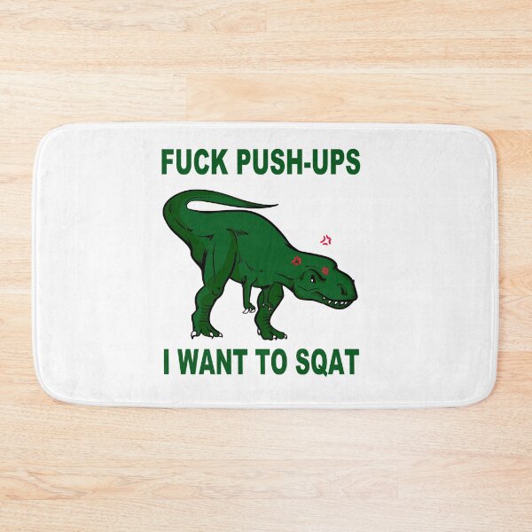 Item preview, T-Rex Trex Gym Fitness Sport Squat Pushups designed and sold by Dsigns.