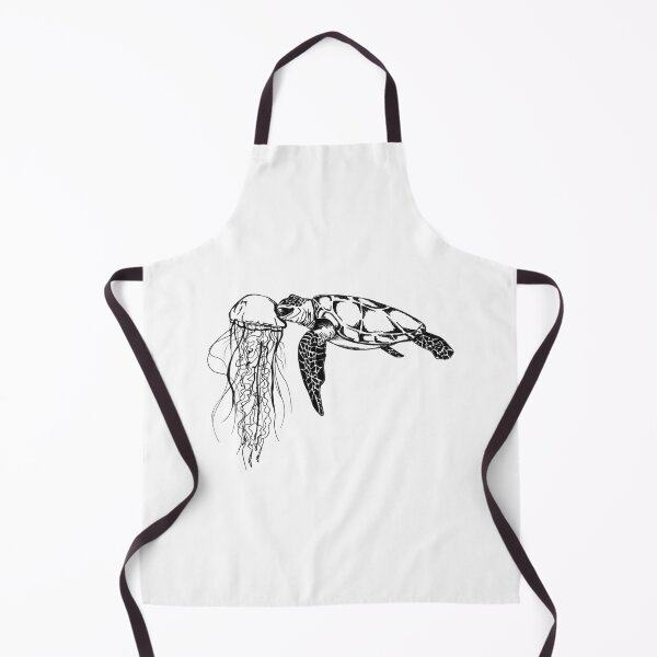Item preview, Sea Turtle feeding on Jelly fish designed and sold by LauraRab.