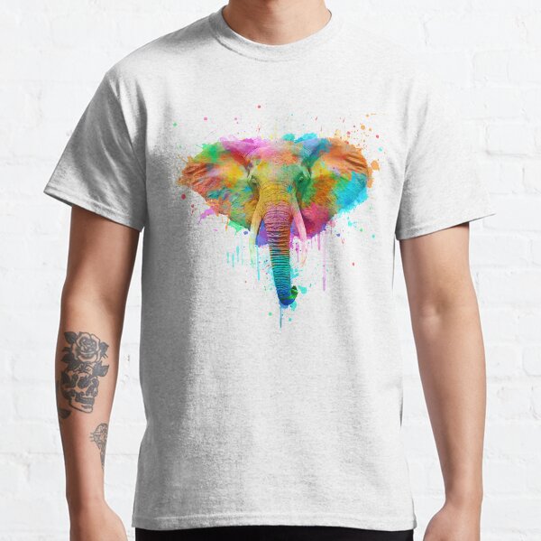 Watercolor elephant Classic T-Shirt