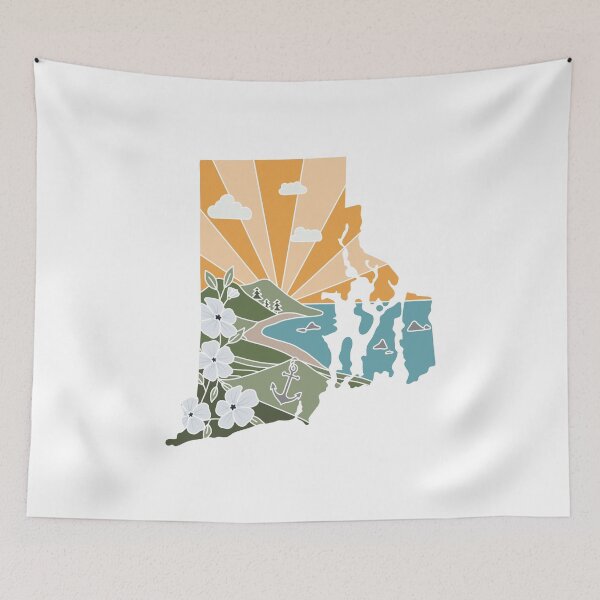 Item preview, Rhode Island Illustrated Graphic designed and sold by jamiemaher15.