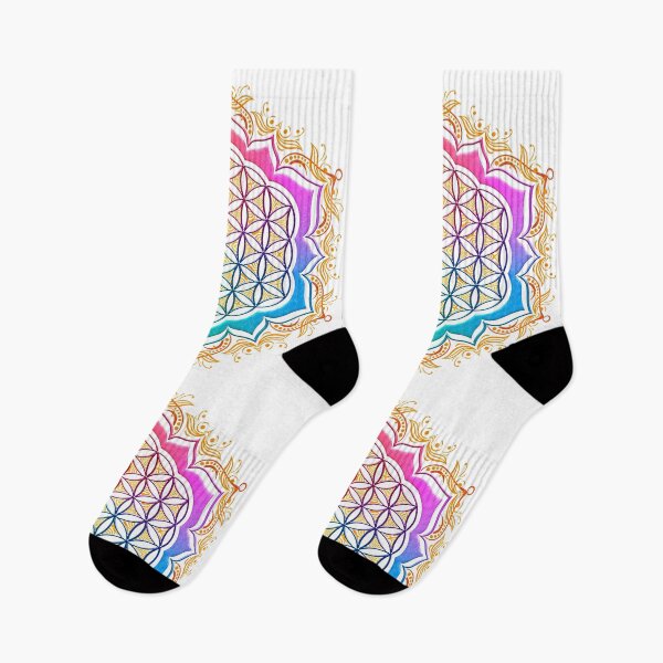 Item preview, Rainbow Flower of Life with Lotus designed and sold by Lilyas.