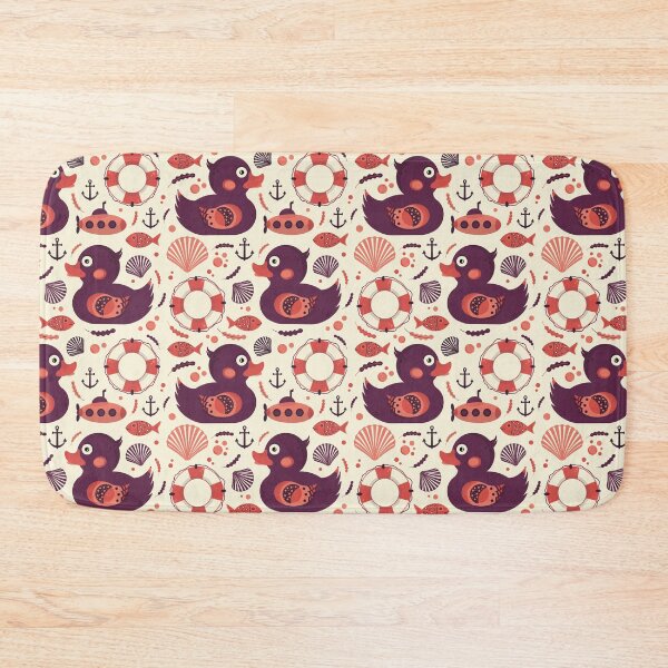 Item preview, Purple Rubber Ducks Pattern designed and sold by Simplulina.