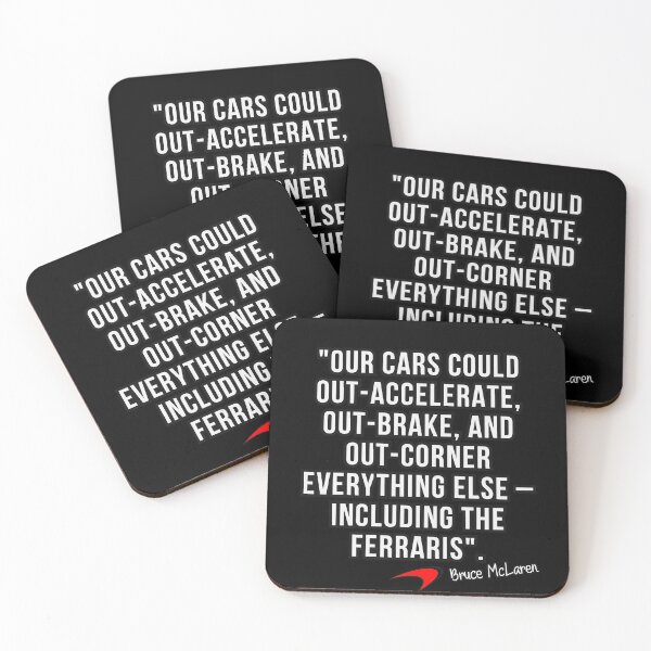 Item preview, McLaren Quote designed and sold by TopSmartDesigns.