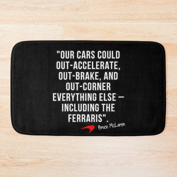 Item preview, McLaren Quote designed and sold by TopSmartDesigns.