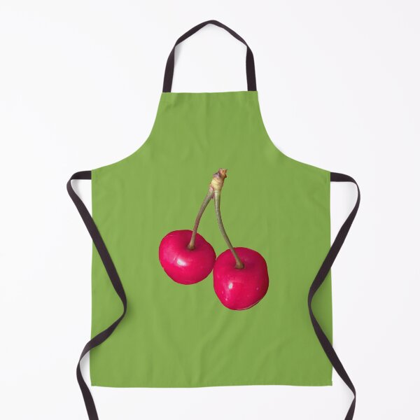 Item preview, cerises sur fond greenery designed and sold by AHELENE.
