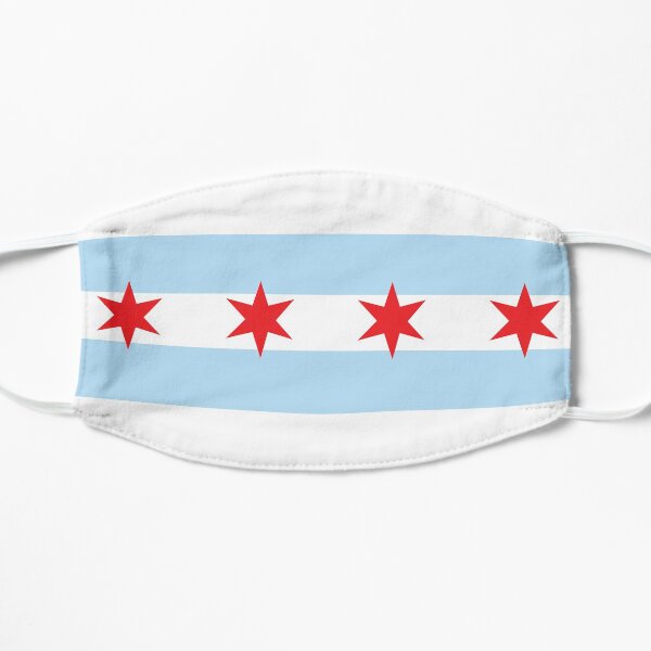 Chicago Flag Mask