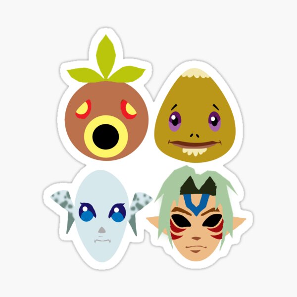 Item preview, Transformation Mask Sticker Set designed and sold by stickittoit.