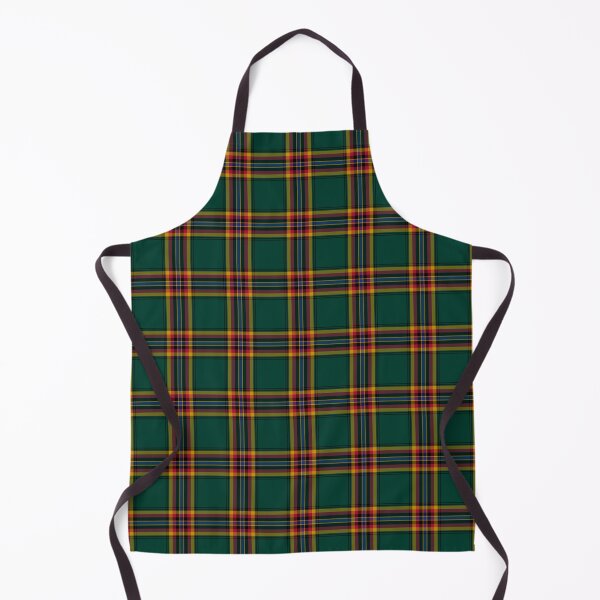 Moran Tartan Forest Green Irish Plaid Apron