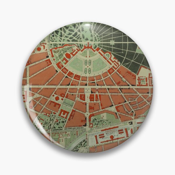 Item preview, Vintage Karlsruhe Germany Map (1876) designed and sold by BravuraMedia.