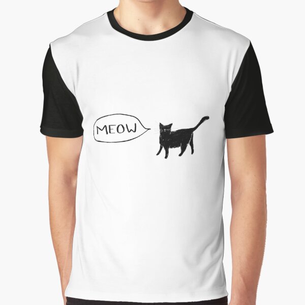 Item preview, Meow Little Black Cat designed and sold by SchleaStudios.