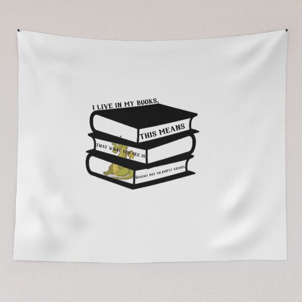 Item preview, I Live In My Books designed and sold by CeasarBratz.