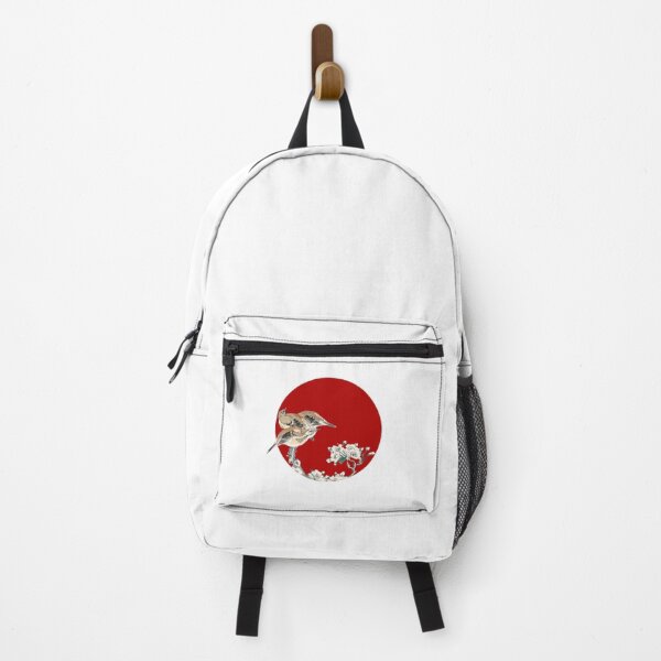 Item preview, Japanese Flag - Meadow Bunting and Pear Flower designed and sold by weavernap.
