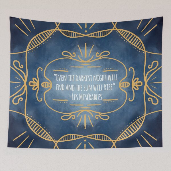 Item preview, "Even the darkest night" - Les Miserables designed and sold by Manda Lyn LaCorte.