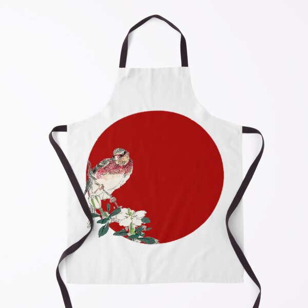 Item preview, Japanese Flag - Long-tailed Rosefinch designed and sold by weavernap.