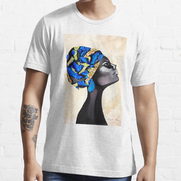 Profile Portrait African Woman T Shirt For Sale By Ediro Redbubble African T Shirts 7332