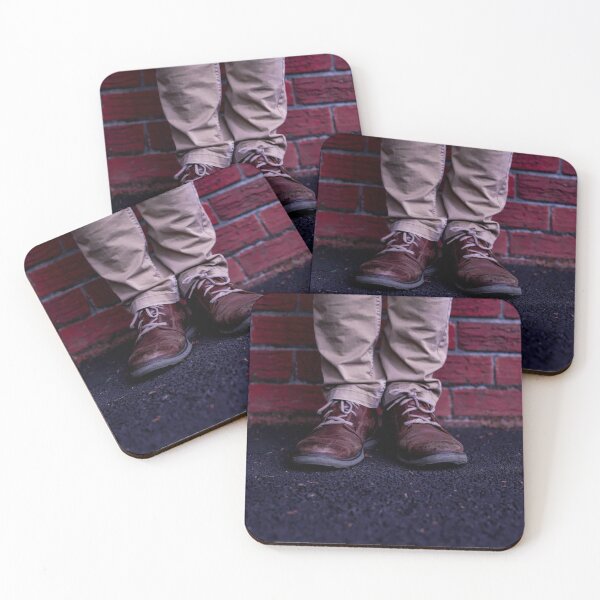 Item preview, Legs and Shoes by a cold brick wall designed and sold by Marguerite Faure.