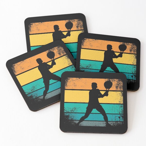 Item preview, Tennis Player with Retro Vibe designed and sold by CoolSilhouettes.