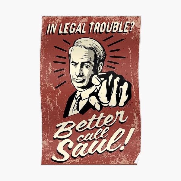 better call saul - VINTAGE Poster