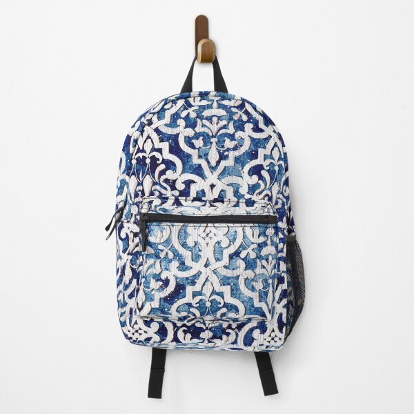 Item preview, Indigo Blue Farmhouse Pattern designed and sold by Lynnea Washburn.