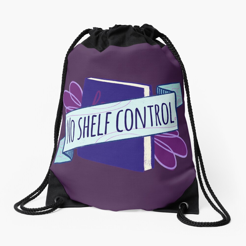 No Shelf Control Drawstring Bag