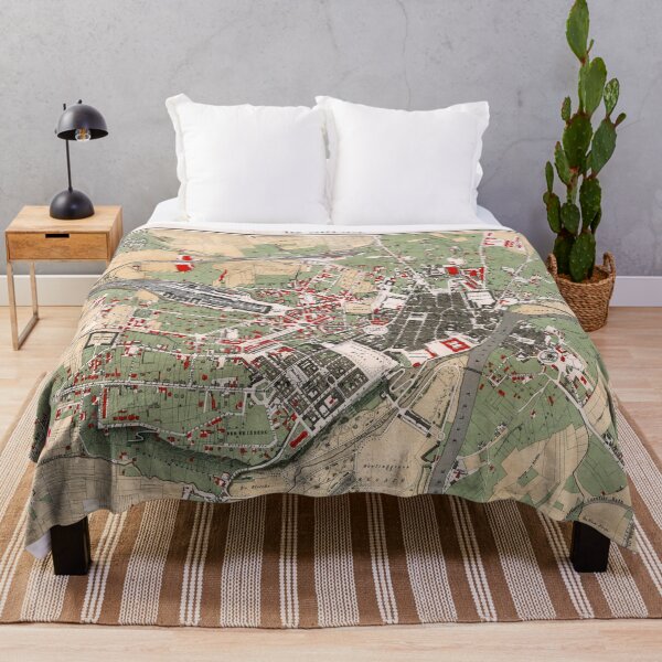 Item preview, Vintage Map of Kassel Germany (1878) designed and sold by BravuraMedia.