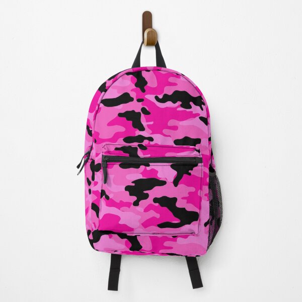 Woodland Camouflage Pink Backpack