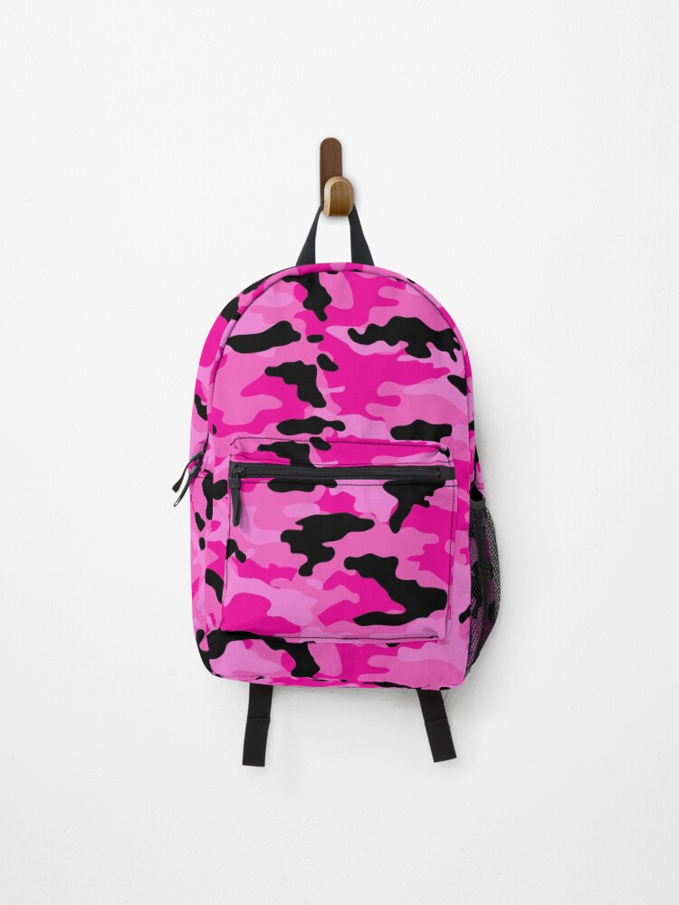 camo pink backpack