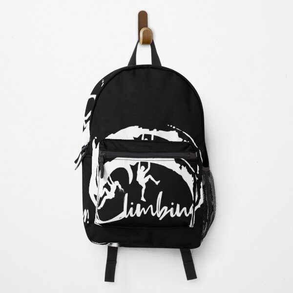 Item preview, Climbing lettering with climber and female climber climbing gift bouldering designed and sold by MadandMean.