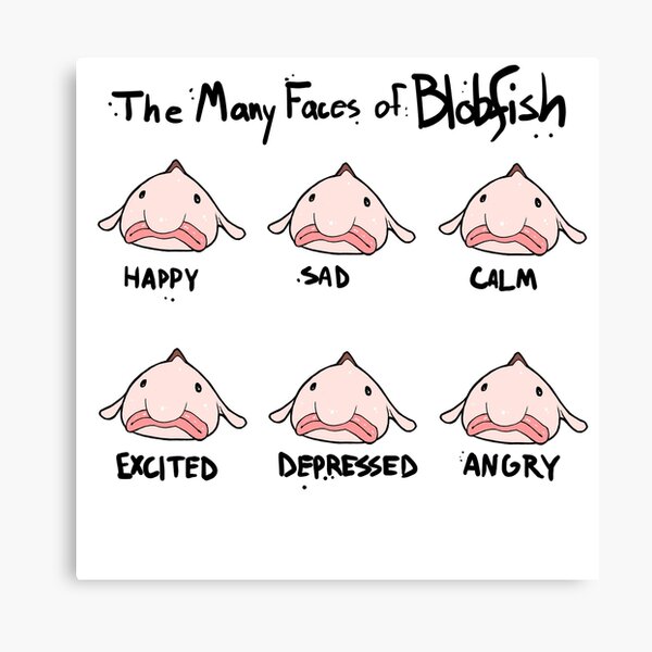 Bob the Blob(fish)' by Stringer Things (Hannah Stringer) Poster for Sale  by stringerthings