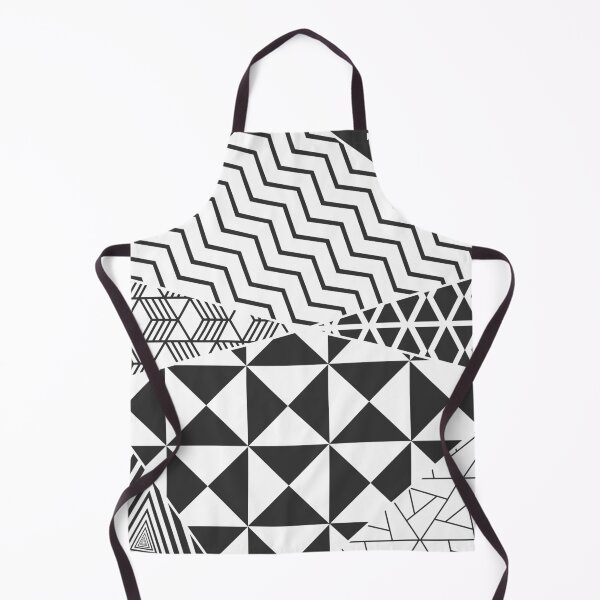 Item preview, Abstract Geometric Triangle Pattern Black and White designed and sold by aMano-mapping.
