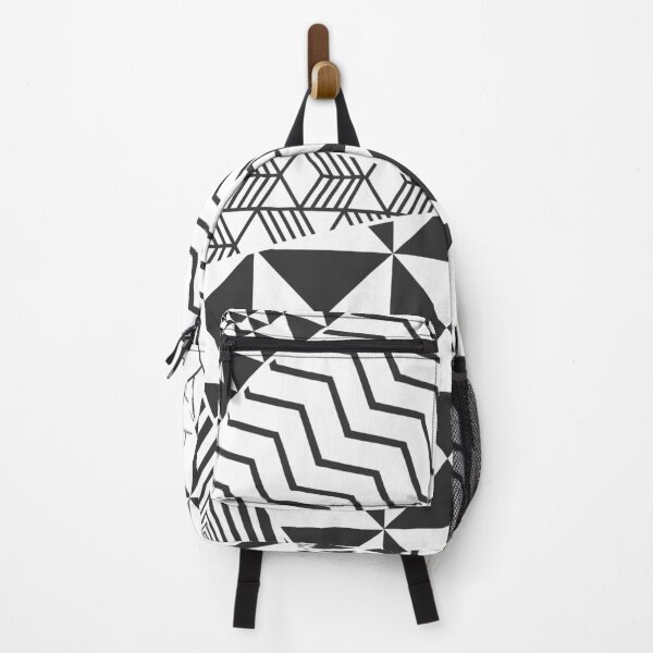Item preview, Abstract Geometric Triangle Pattern Black and White designed and sold by aMano-mapping.