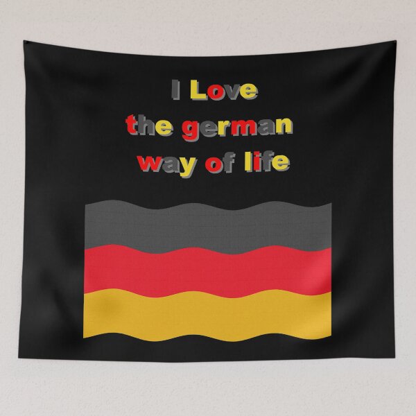 Item preview, german way, german flag, germany, german flag shirt designed and sold by Kirei-Lily.