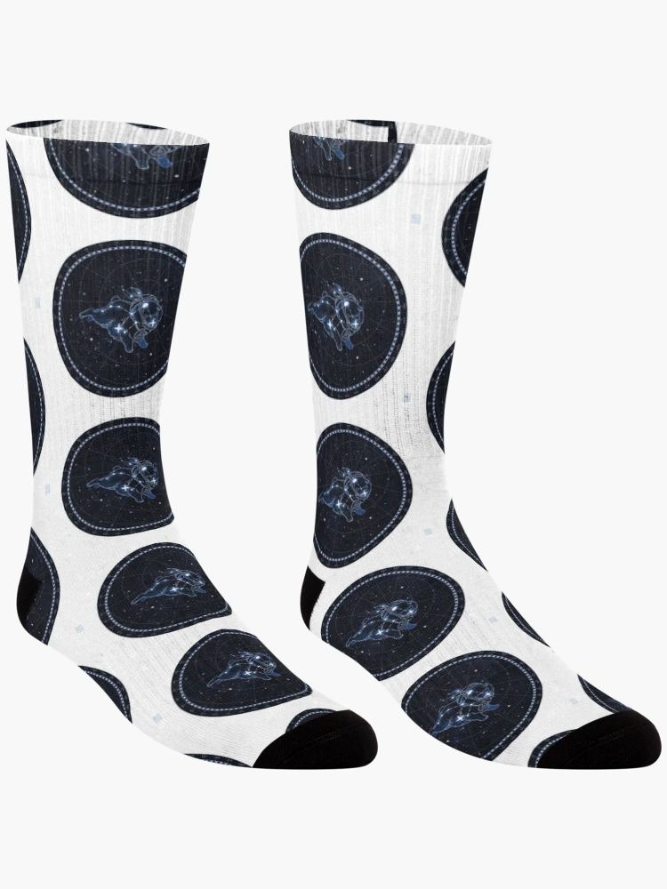 Thumbnail 3 of 5, Socks, Geometric Rescue Rabbit designed and sold by Daniel Grey.