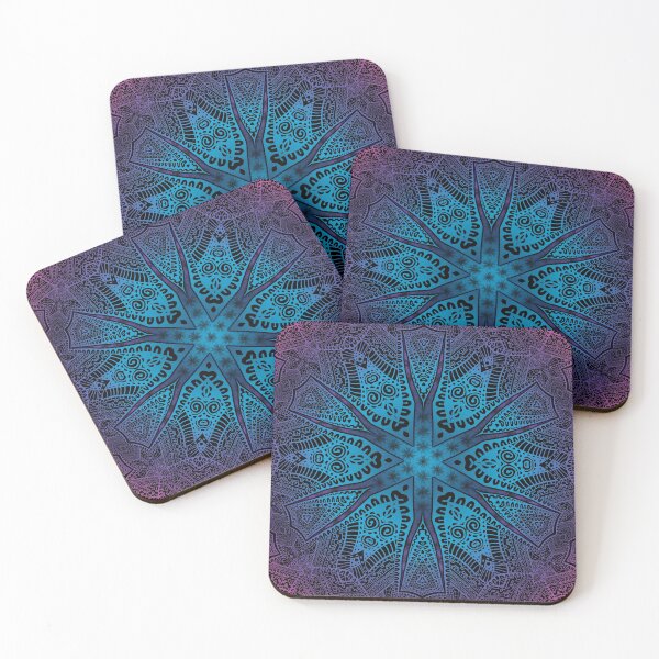 Item preview, Winter Spider of Life Geometric Fractal Mandala designed and sold by GloomyLand.