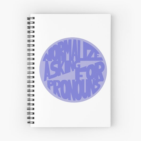 Item preview, Normalize Asking for Pronouns designed and sold by Mackenzie Todd.