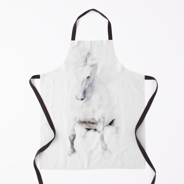 Item preview, Lusitano horse in white designed and sold by Nicole Bleck.
