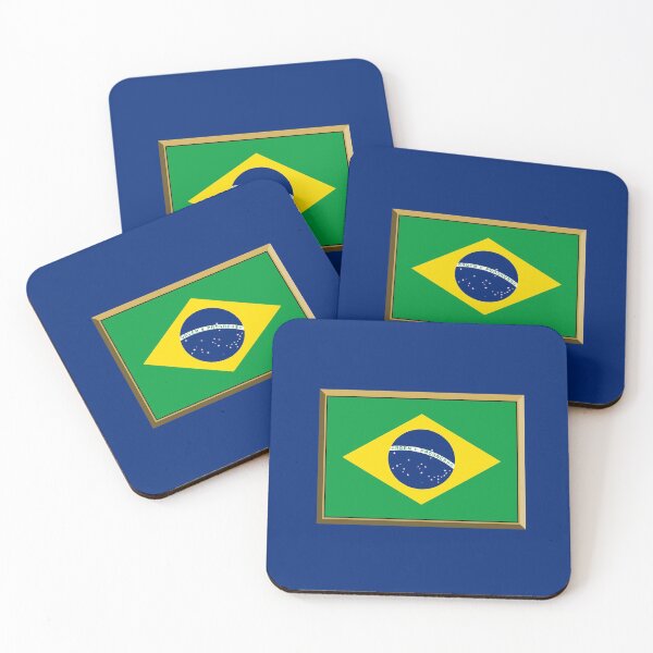 Item preview, Brazil Flag Gifts, Stickers & Products (GF) designed and sold by mpodger.