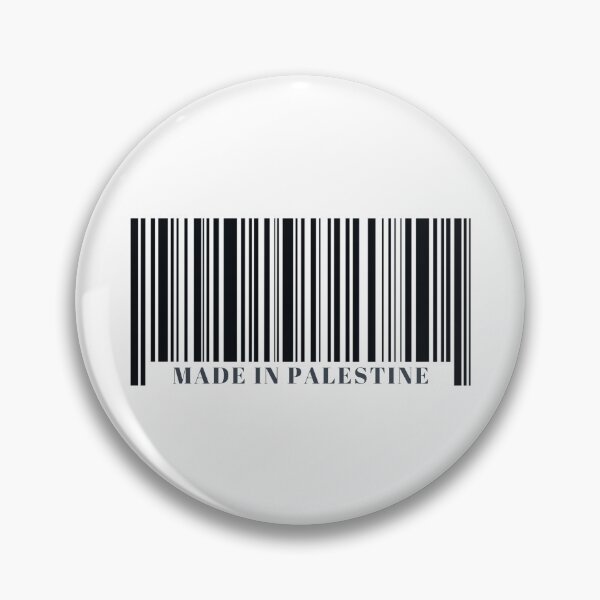 Item preview, Made in Palestine Black Barcode designed and sold by ArabCorner.