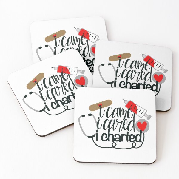 Item preview, Nurse- Came, Cared, Charted designed and sold by MaggieEDoodles.