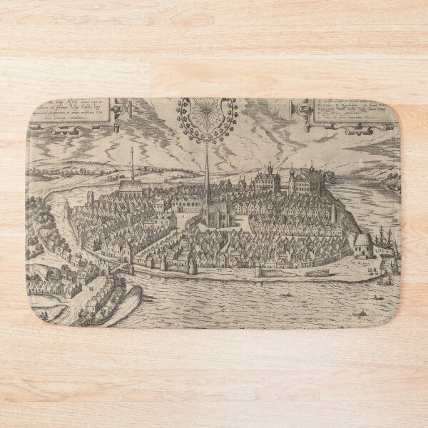 Item preview, Vintage Kiel Germany Map (1588) designed and sold by BravuraMedia.