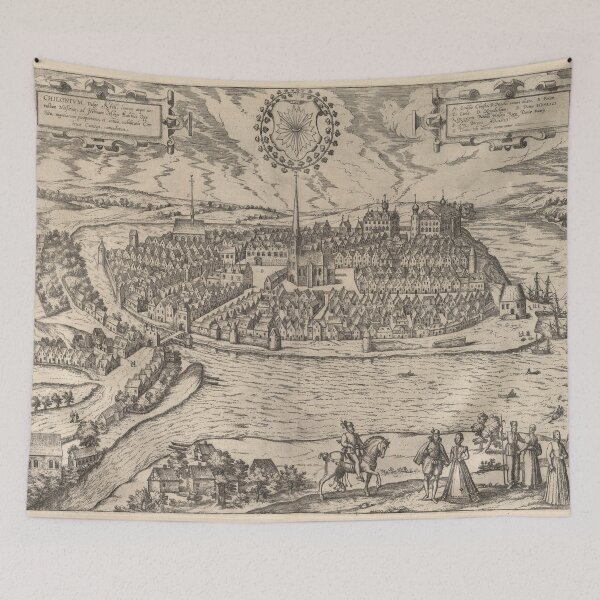 Item preview, Vintage Kiel Germany Map (1588) designed and sold by BravuraMedia.